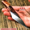 Handmade D2 Steel Blade, Wood Handle Kiridashi Knife, best for survival,