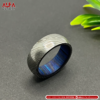 Damascus Steel Ring Band Custom Width Damascus Ring Men Wedding Ring