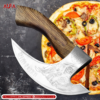 Viking Pizza Cutter Axe , The Original custom hand forged pizza Axe , Viking Bearded Camping Axe, Best Birthday & Anniversary Gift For Him