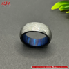 Damascus Steel Ring Band Custom Width Damascus Ring Men Wedding Ring