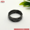 Damascus Steel Ring Band Custom Width Damascus Ring Men Wedding Ring