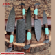 5 Pcs Hand Forged Cold Carbon Steel Chef Set in Super Quality / Chef knives Set